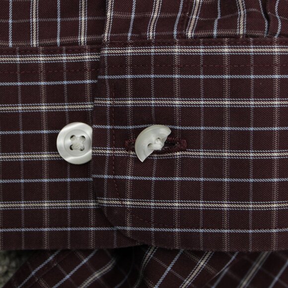 Duluth Wrinklefighter Shirt Men 3XL XXX Red/White Check Relaxed Fit L/S Cotton - Picture 6 of 12